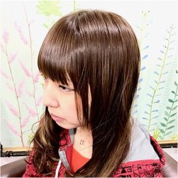 ハイライト×ベージュカラー